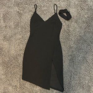 Tobi Semi-Formal Black Dress with Choker size M